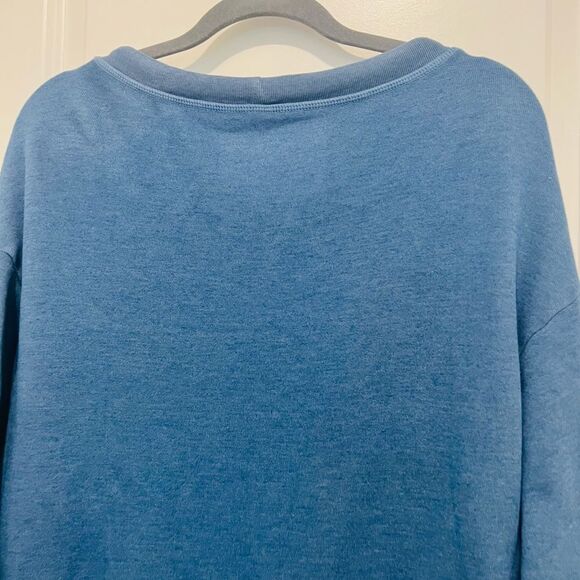 Anthropologie Year Of Ours Women's Blue Sweatshirt Soft & Cozy Size Small NWT - Picture 9 of 14